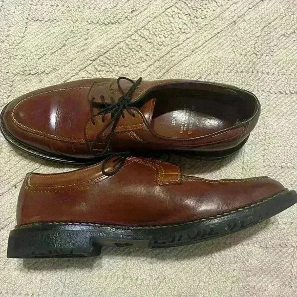 Allen Edmonds Leather Wilbert Moc Toe Oxford Classic Professional size 10 Prep - Picture 12 of 16